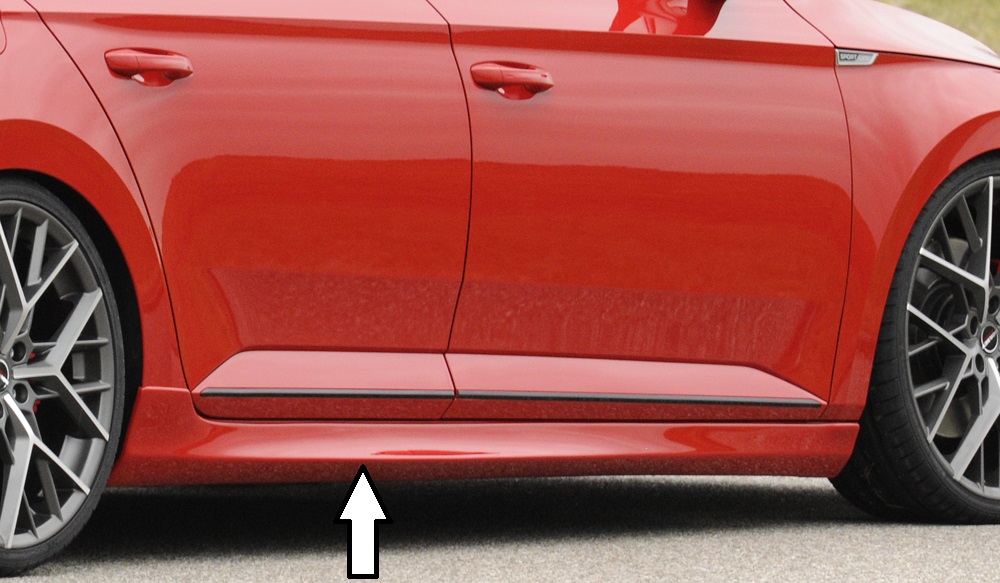 Rieger Tuning sideskirt Links Skoda Superb III 3T/3V