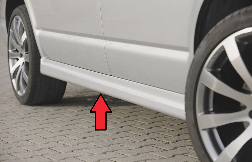Rieger Tuning sideskirt Rechts VW Transporter T5