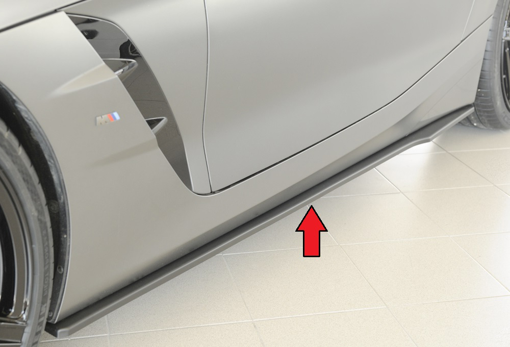 Rieger Tuning sideskirt aanzetstuk Links BMW Z4 G29