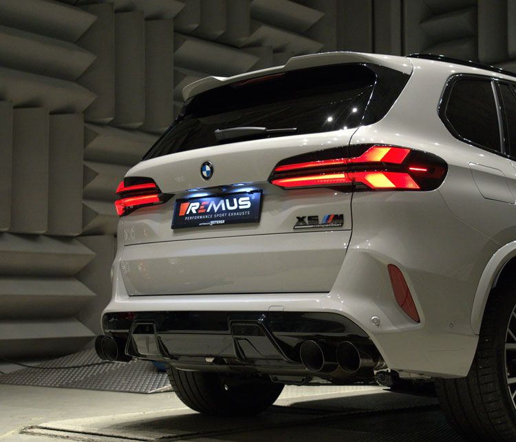 Remus Sportuitlaat BMW X5M LCi 4.4 460 kW GPF (roetfilter) EC-approved (EG goedkeuring)
