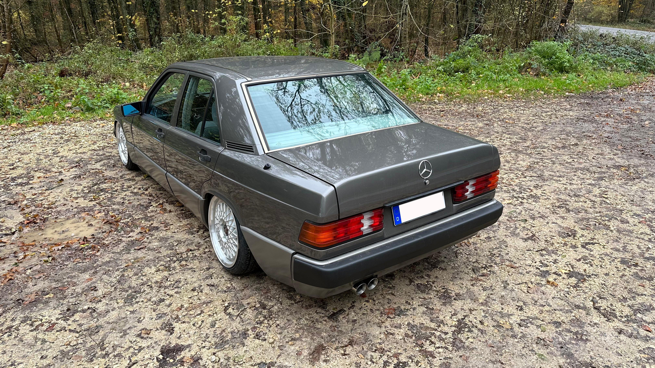 Fox Sportuitlaat Mercedes 190 W201 achterdemper - 2x76 Type 25