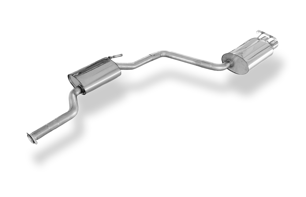 Fox Sportuitlaat Mercedes 190 W201 achterdemper en voordemper - 2x76 Type 25