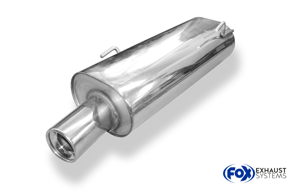 Fox Sportuitlaat Peugeot 206 Sedan/CC Achterdemper - 1x90 Type 13