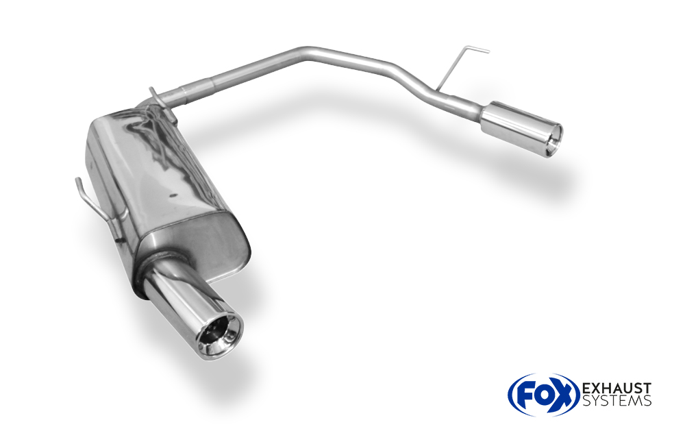 Fox Sportuitlaat Peugeot 206 Hatchback/ 206 CC Achterdemper Rechts/Links Uitlaat - 1x90 Type 13 Rechts/Links