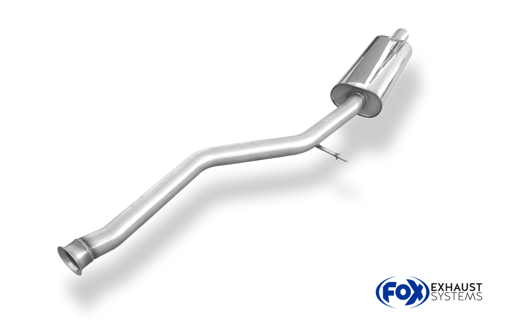 Fox Sportuitlaat Peugeot 206 S16/ 206cc S16 voordemper met stekkerverbinding naar de katalysator
