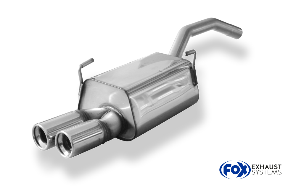 Fox Sportuitlaat Citroen C8/Peugeot 807 achterdemper - 2x80 Type 13