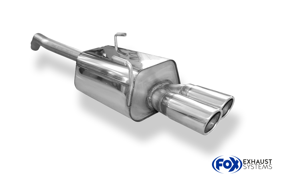 Fox Sportuitlaat Citroen C8/Peugeot 807 achterdemper - 2x80 type 16
