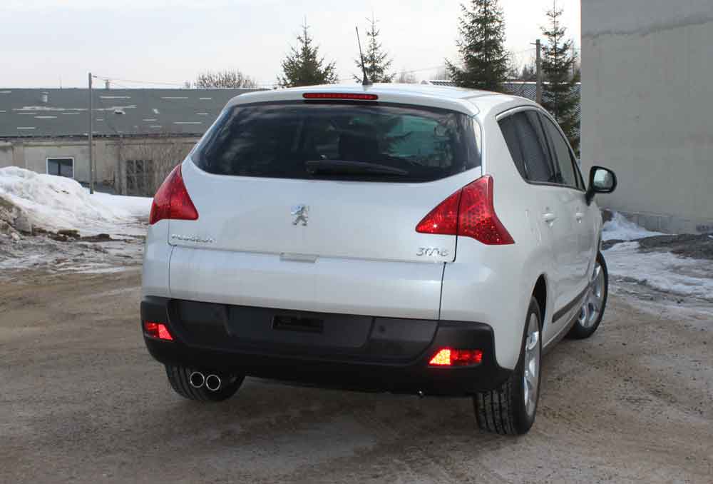 Fox Sportuitlaat Peugeot 3008 achterdemper - 2x70 type 13