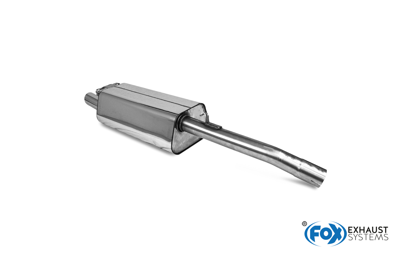 Fox Sportuitlaat Audi 100/A6 Type C3/C4 Achterdemper voorwielaandrijving - 2x70 Type 14