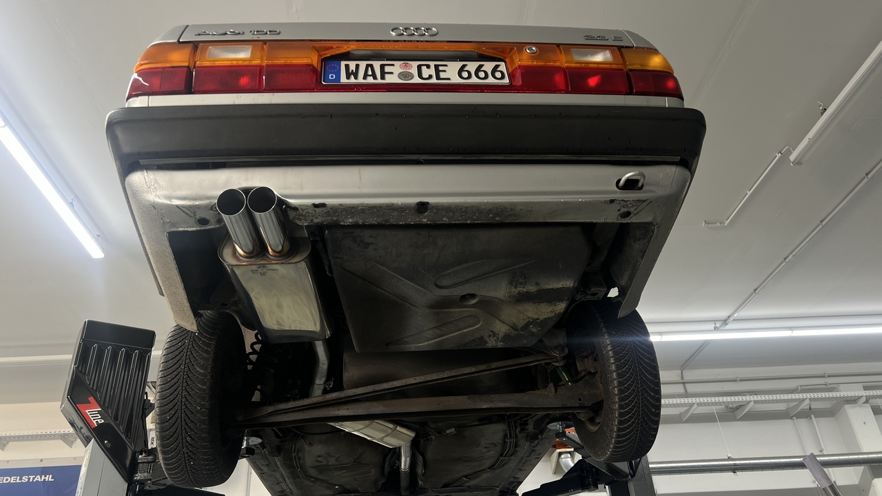 Fox Sportuitlaat Audi 100/A6 Type C3/C4 Voorwielaandrijving Achter- en voordemper - 2x70 Type 14
