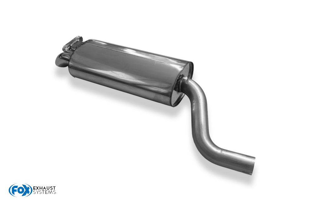 Fox Sportuitlaat Audi 100 quattro Type C3 / Audi 200 Type 44Q Achterdemper - 2x55 Type 26