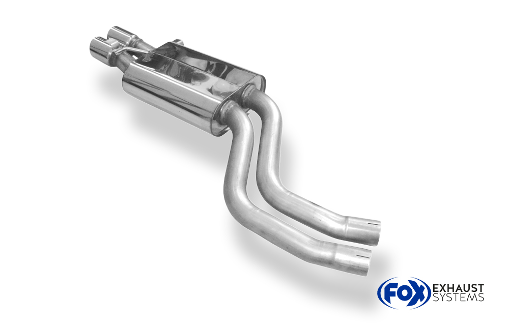 Fox Sportuitlaat Audi 100/A6 Type C4 quattro achterdemper - 2x80 Type 16