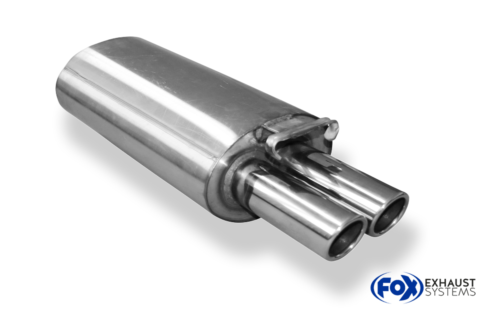 Fox Sportuitlaat Audi 100/A6 quattro Type C4 achterdemper - 2x70 Type 16