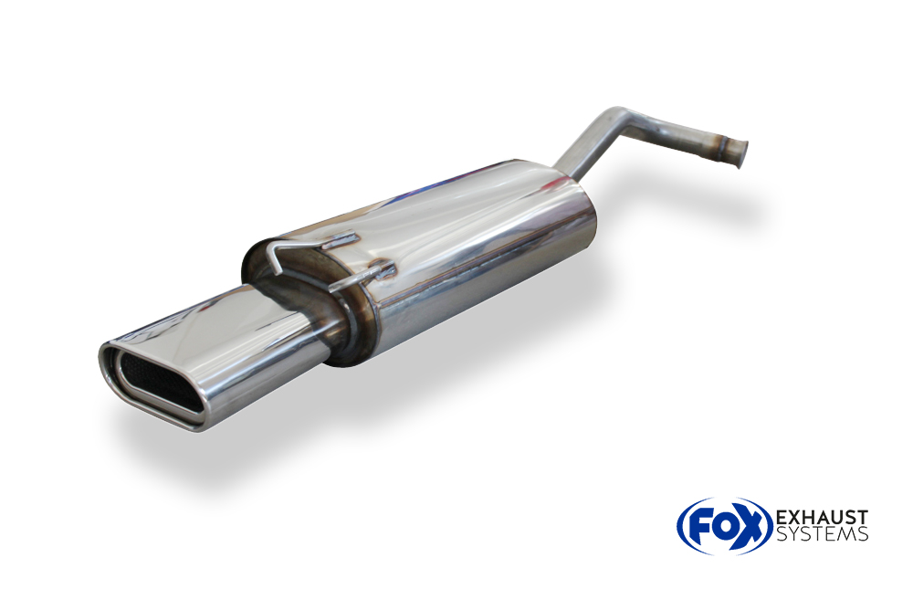 Fox Sportuitlaat Renault 19 - 5-deurs/cabriolet achterdemper - 160x80 Type 53