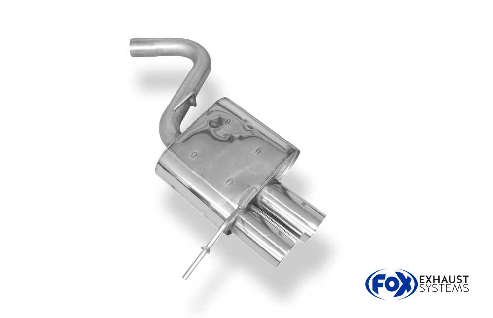 Fox Sportuitlaat BMW E87 118d 120d Achterdemper - 2x76 Type 10