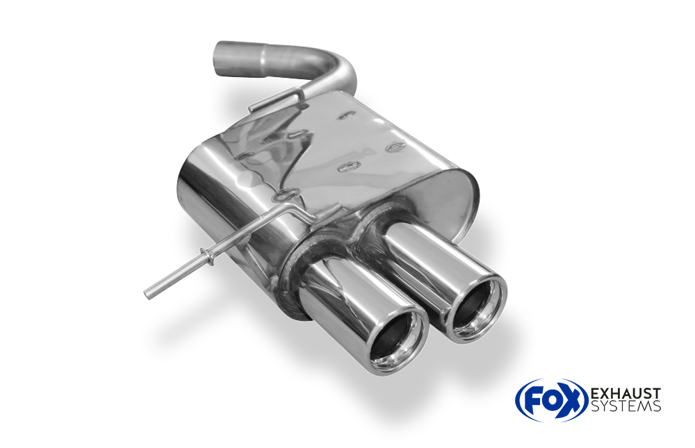 Fox Sportuitlaat BMW E87 118d 120d Achterdemper - 2x76 Type 13