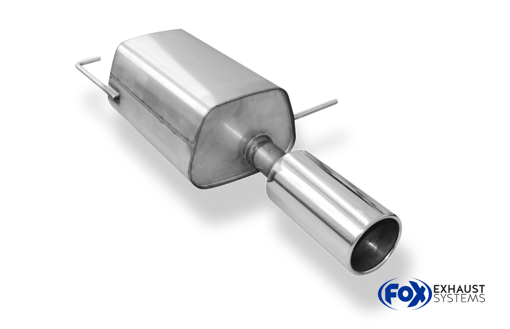 Fox Sportuitlaat Mazda 2 DL/DJ achterdemper - 1x100 Type 12