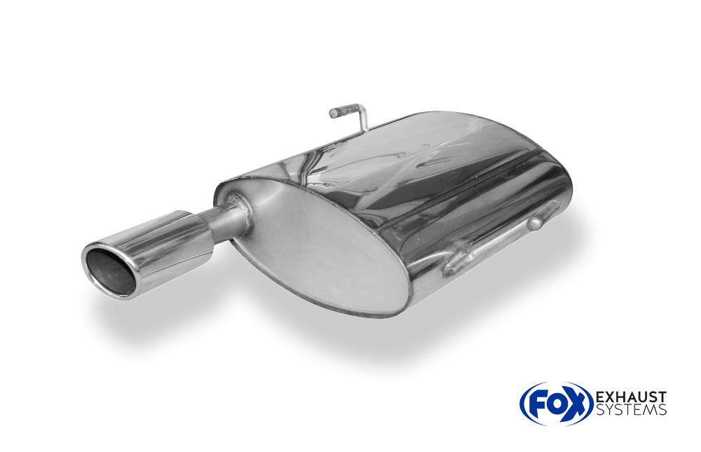 Fox Sportuitlaat Peugeot 206 SW achterdemper - 88x74 Type 32