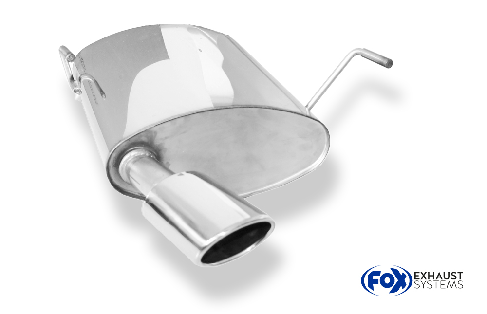 Fox Sportuitlaat Peugeot 206 SW achterdemper - 106x71 type 32