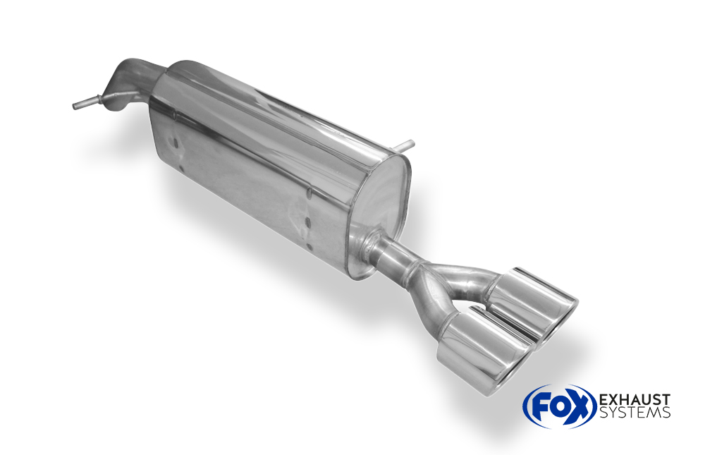 Fox Sportuitlaat Peugeot 208 GTI achterdemper - 2x90 Type 16