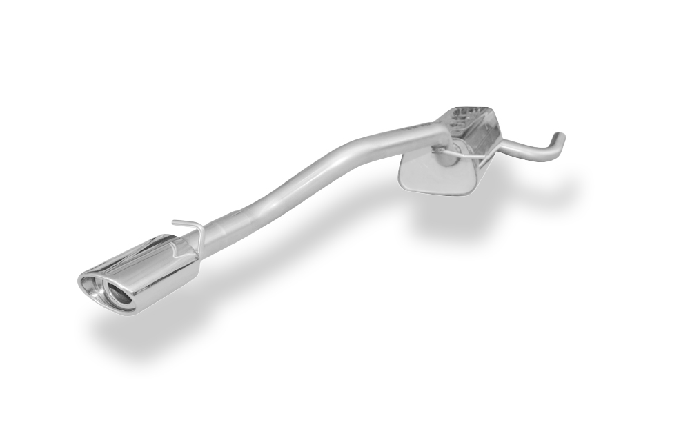 Fox Sportuitlaat Mazda 3 - Zwarte achterdemper - 115x85 Type 33