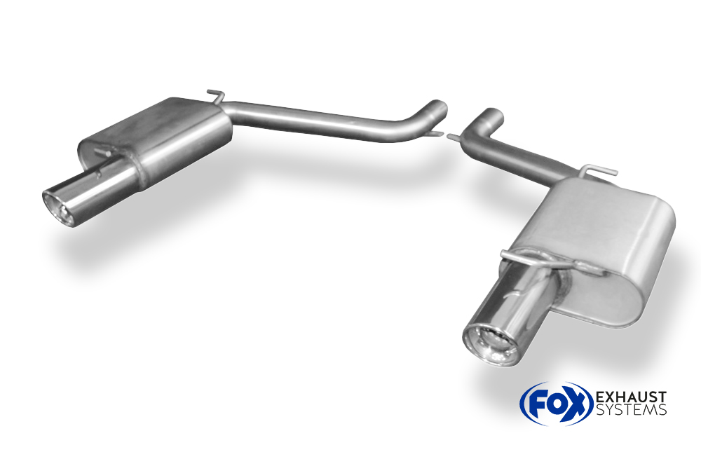 Fox Sportuitlaat Chrysler 300C 3.0L CRD Achterdemper Rechts/Links - 1x100 Type 17 Rechts/Links