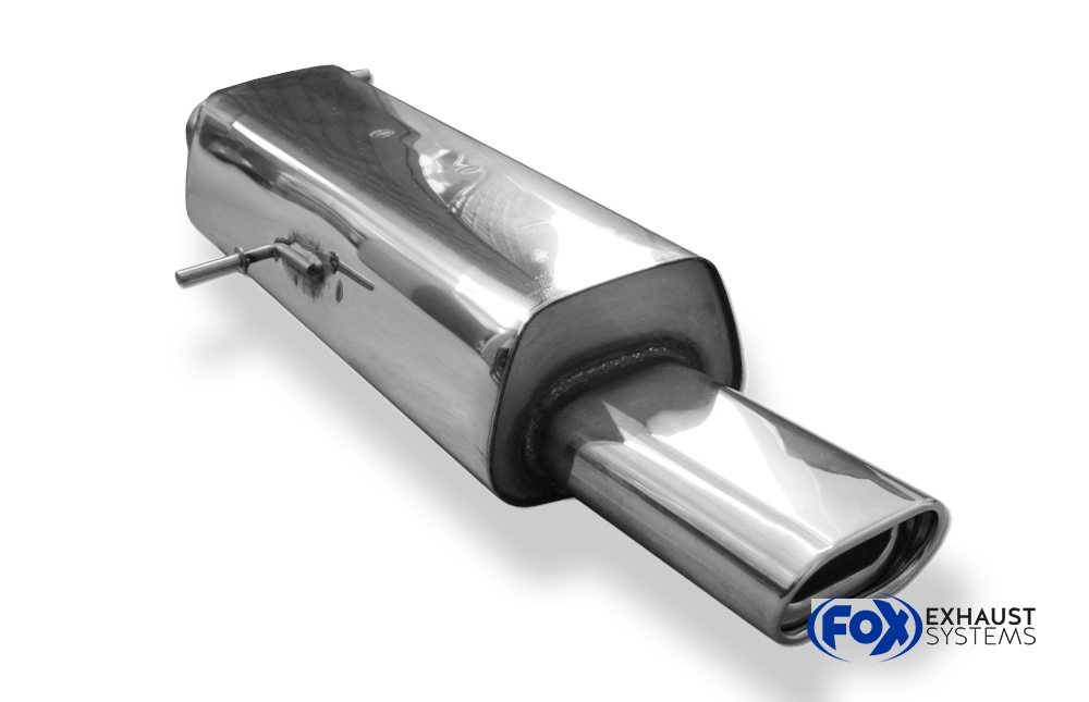 Fox Sportuitlaat Peugeot 307 achterdemper - 135x80 type 53