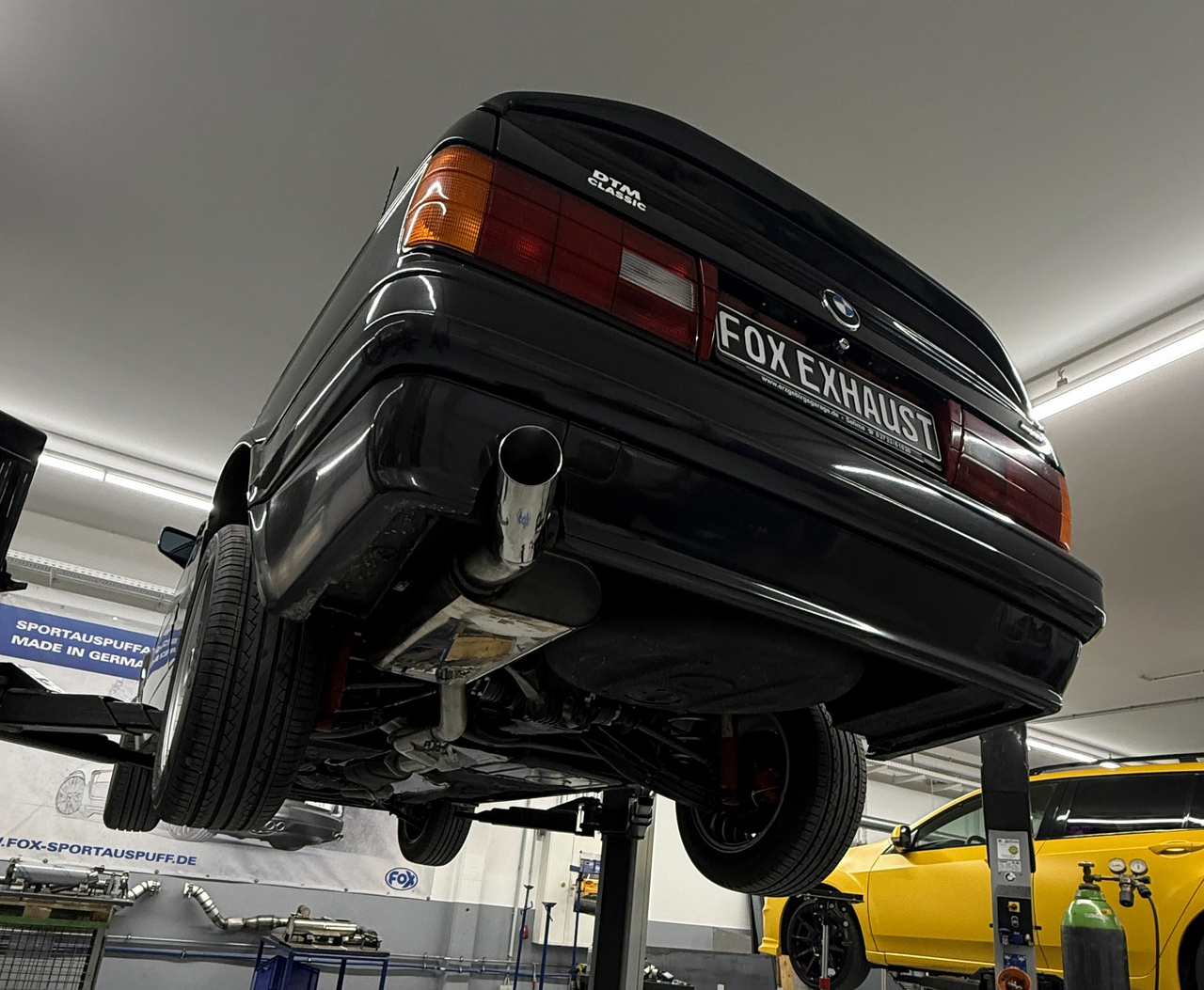 Fox Sportuitlaat BMW E30 318is M-Technik 2 Achterdemper - 1x76 Type 18