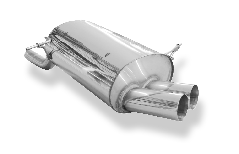 Fox Sportuitlaat BMW E36 316Ti achterdemper - 2x76 Type 10