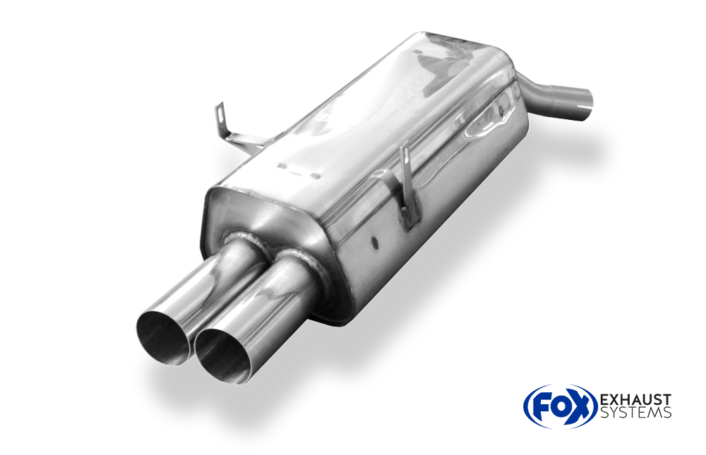 Fox Sportuitlaat BMW E36 316/ 318/ 320/ 323/ 325/ 328 Achterdemper - 2x76 Type 10