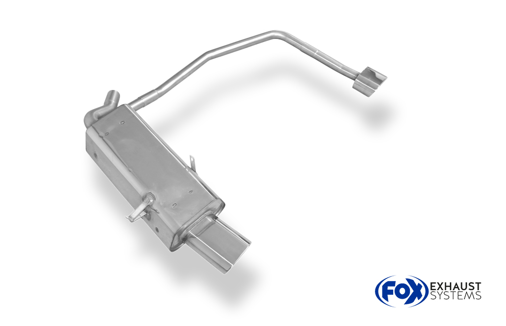 Fox Sportuitlaat BMW E36 316/ 318/ 320/ 323/ 325/ 328 Achterdemper, rechter/linker uitlaat - 135x80 Type 53 rechts/links