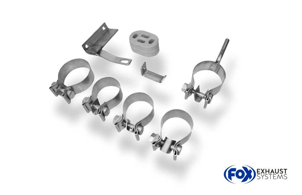 Fox Sportuitlaat BMW E46 320d Achterdemper, Rechts/Links Uitlaat, Enkele Doorstroming - 2x76 Type 13 Rechts/Links
