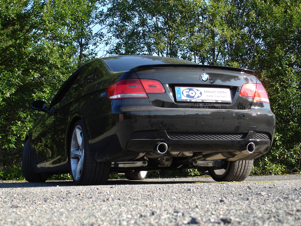 Fox Sportuitlaat BMW E90/91/92/93 335i/335d Achterdemper Rechts/Links - 1x90 Type 17 Rechts/Links