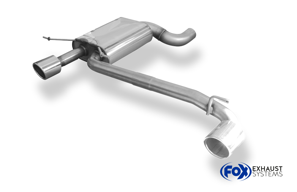 Fox Sportuitlaat BMW E90/91/92 - 325d/ 330d Uitlaatdemper rechts/links - 1x90 Type 16 rechts/links