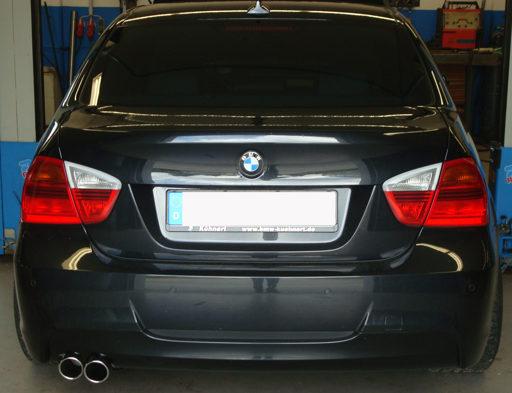 Fox Sportuitlaat BMW E90/91/92 - 325d/ 330d Achterdemper - 2x80 Type 12