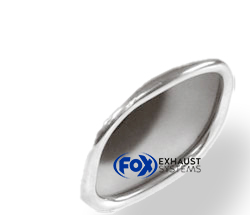 Fox Sportuitlaat Peugeot 406 Break achterdemper - 93x79 Type 71