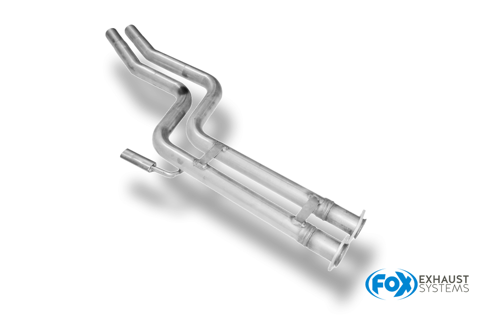 Fox Sportuitlaat BMW E34 525i/530i/535i vervangingspijp voor de voordemper