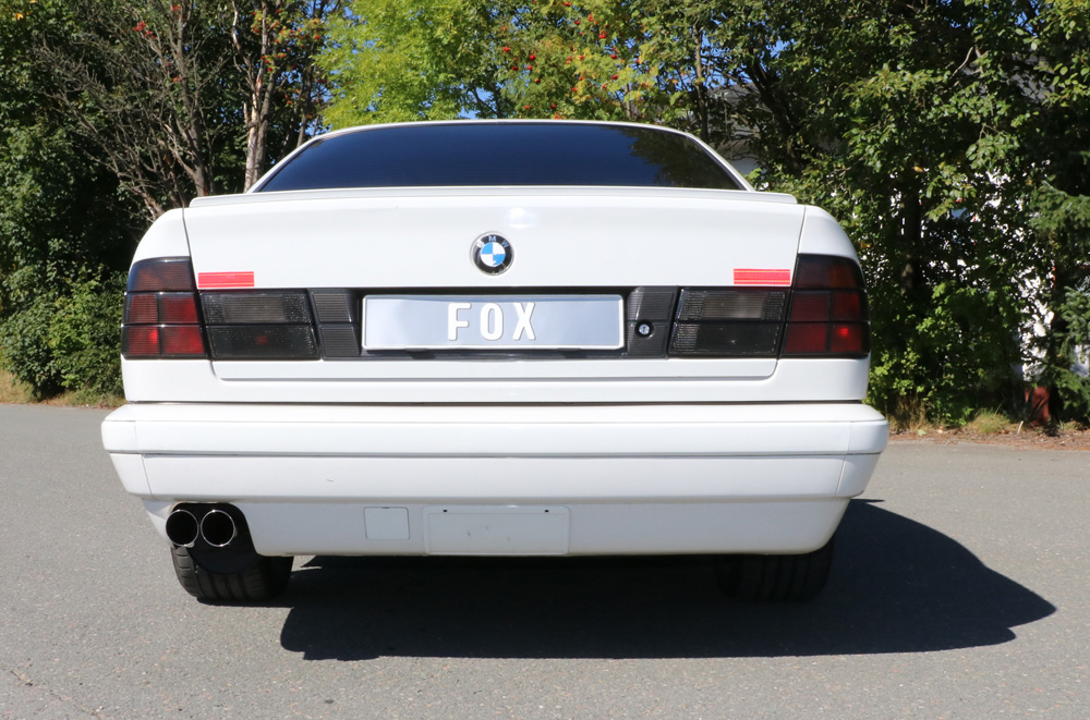 Fox Sportuitlaat BMW E34 525i/530i/535i Achterdemper - 2x76 Type 14
