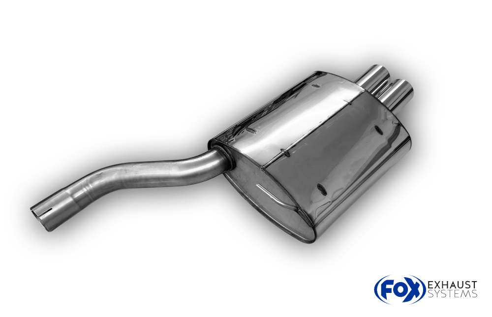 Fox Sportuitlaat BMW E39 520i/ 523i/ 525i/ 528i - Achterdemper Sedan - 2x76 Type 10
