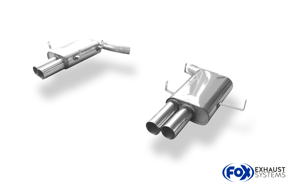 Fox Sportuitlaat BMW E39 M5 achterdemper rechts/links - 2x80 type 10 rechts/links
