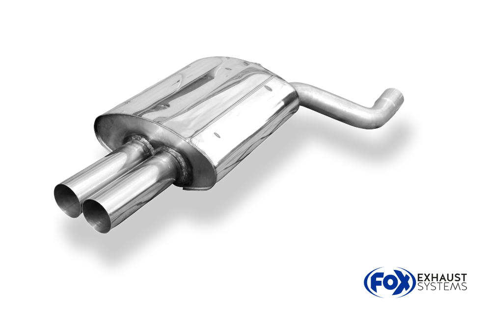 Fox Sportuitlaat BMW E39 520i/ 523i/ 525i/ 528i - Touring achterdemper - 2x76 Type 10