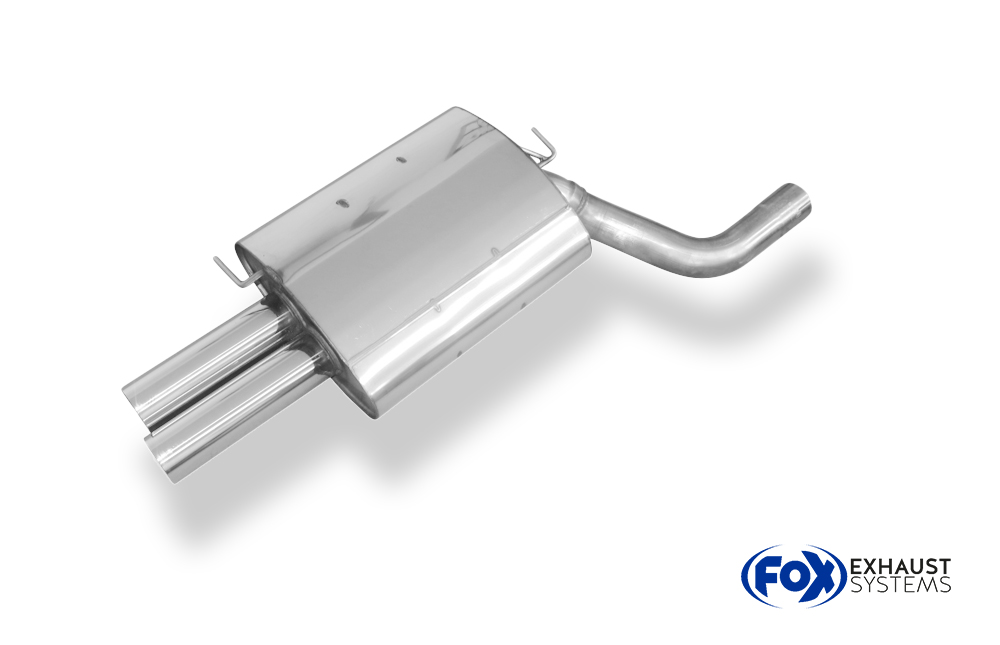 Fox Sportuitlaat BMW E60/61 - 520i/ 523i/ 525i/ 530i Achterdemper - 2x76 Type 10