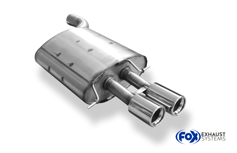 Fox Sportuitlaat BMW E60/E61 535d Achterdemper - 2x80 Type 13