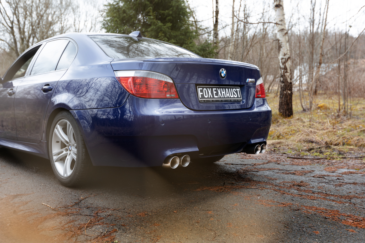 Fox Sportuitlaat BMW E60 M5 achterdemper rechts/links - 2x90 type 25 rechts/links