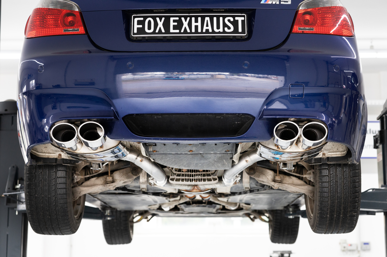 Fox Sportuitlaat BMW E60 M5 achterdemper rechts/links - 2x115x85 type 32 rechts/links