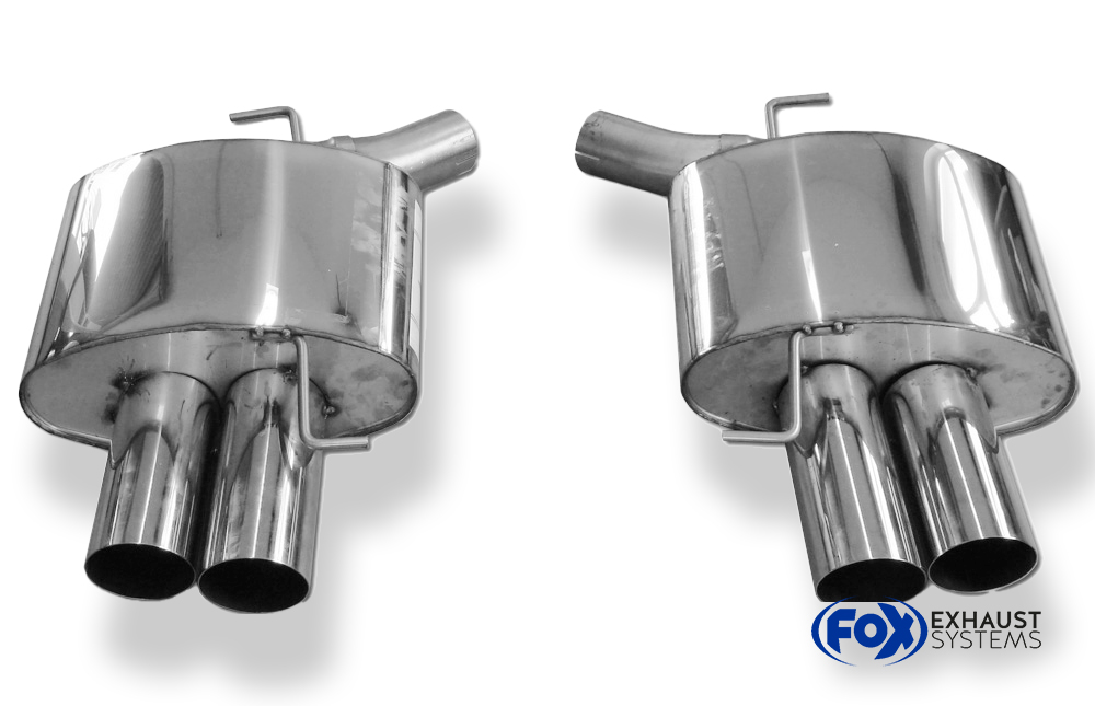 Fox Sportuitlaat BMW F10 535i Achterdemper Rechts/Links - 2x80 Type 10 Rechts/Links