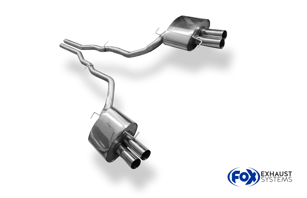 Fox Sportuitlaat BMW F10 525d 530d Achterdemper Rechts/Links - 2x80 Type 10 Rechts/Links