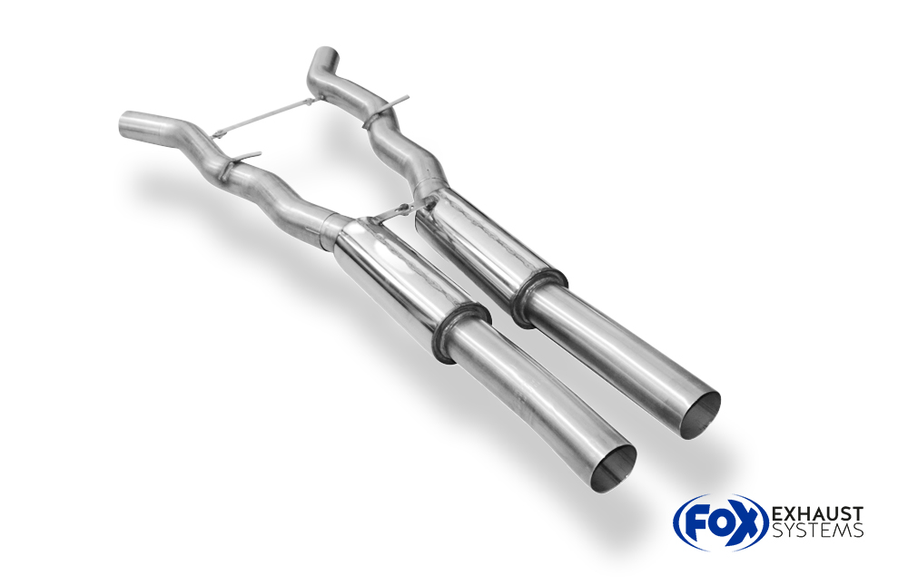 Fox Sportuitlaat BMW F10 550i voordemper rechts/links