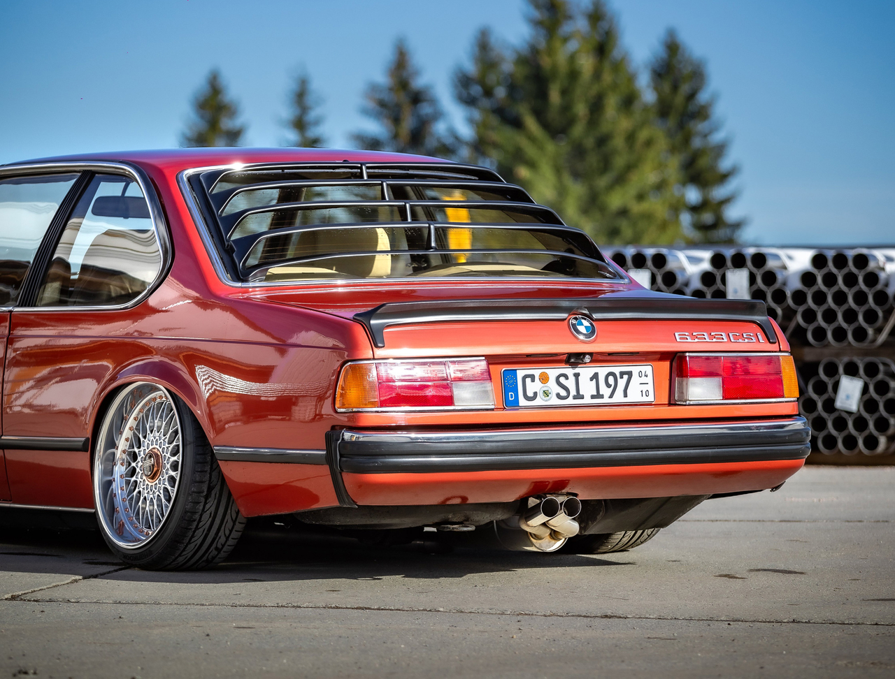Fox Sportuitlaat BMW 6 Serie E24 - 633 CSI Achter- en Voordemper - 2x63 Type 14