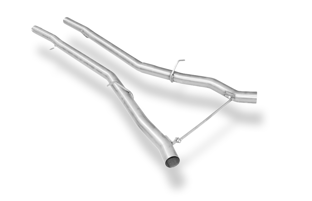 Fox Sportuitlaat Vervangingspijp voor de middendemper van de BMW E63/64 645i 650i